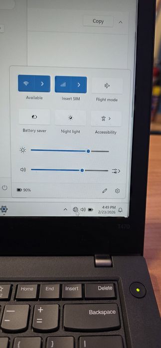 Lenovo ThinkPad T470-i5 6th, 8Gb Ram, 256Gb
