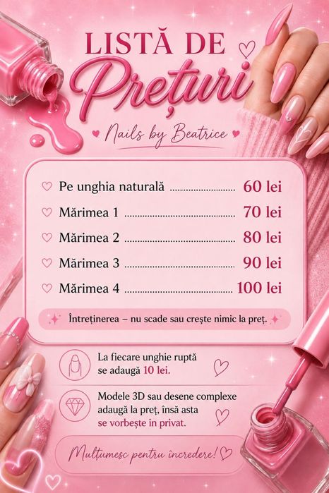 Pun unghii cu gel‼️Trivale‼️