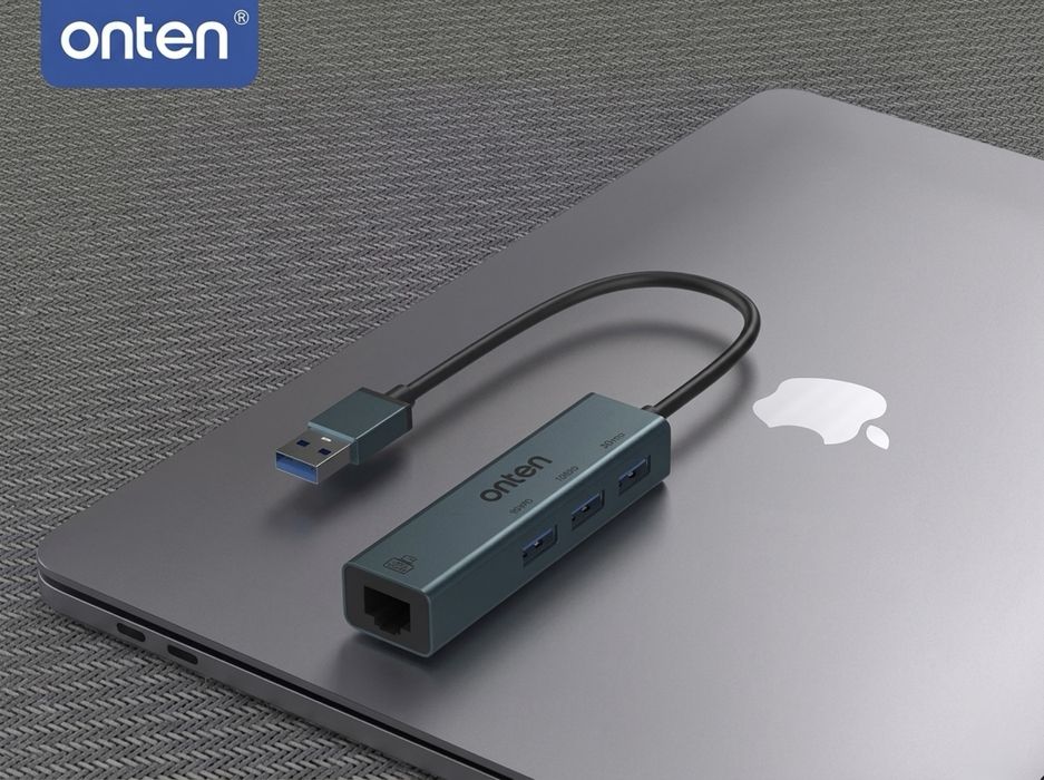 USB-хаб RJ45 + 3 × USB 3.0 и Gigabit Ethernet. Есть доставка