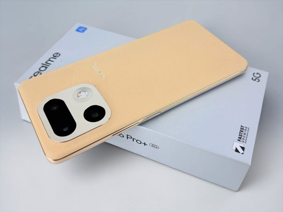 Realme 16 Pro+ 5G 512GB 12GB RAM Master Gold 100% Батерия! Гаранция!