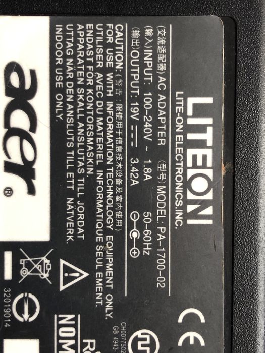 Блок питания ACER