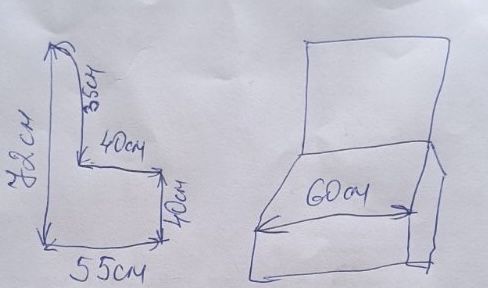 Диван за кухня 120 см.