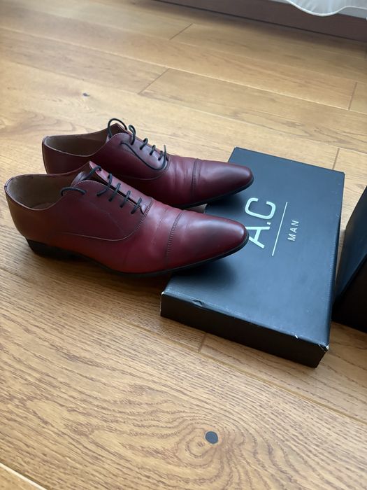 Pantofi barbati burgund AC