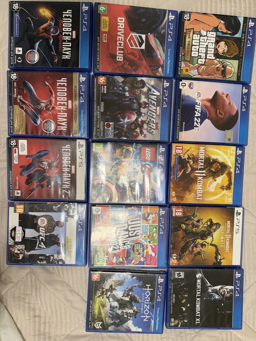 Продам диски на PS 4 и 5