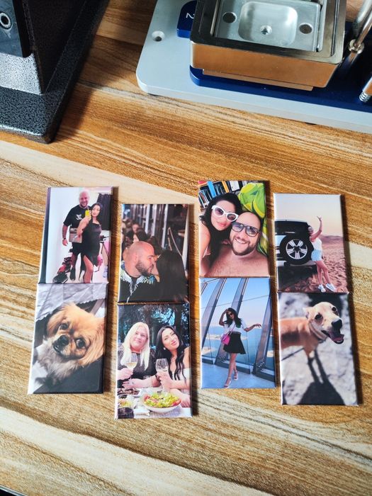 Персонализирани фото магнити - подарък, кръщене, сватба, реклама