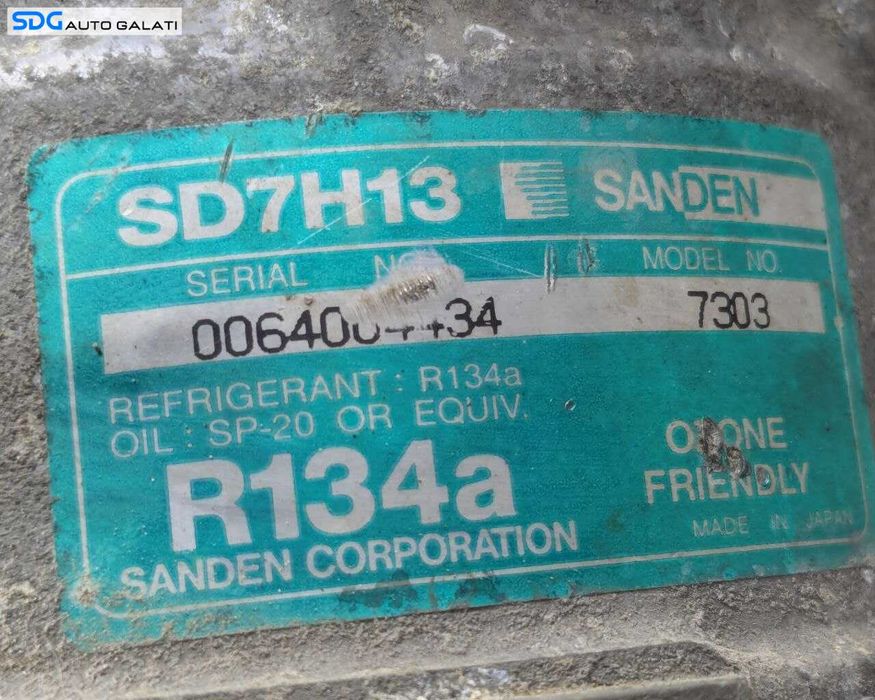 Compresor AC Aer Conditionat Clima Skoda Octavia 1 1.6 Benzina 1997 - 2011 Cod 0064004434 SD7H13 R134a [LR2816]
