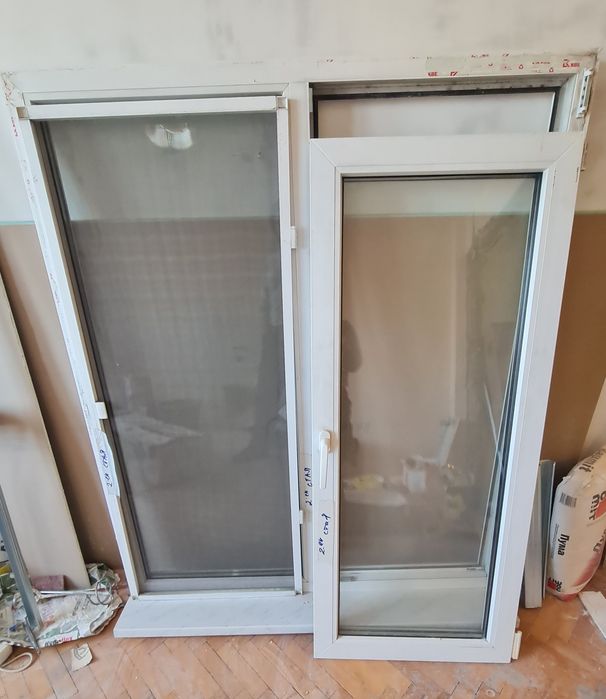 Продавам 2 броя прозорци, ПВЦ дограма КВЕ, австрийска