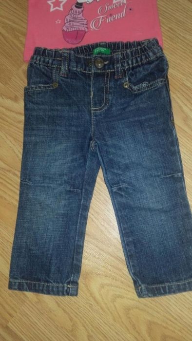 Set blugi si bluză fetițe.