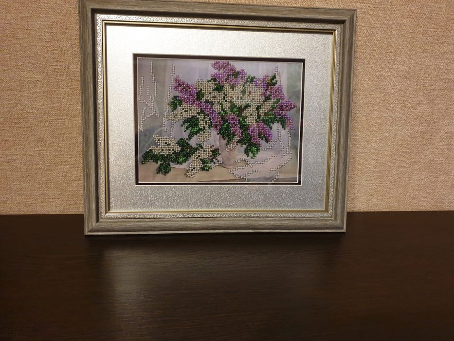 Картина вышитая бисером