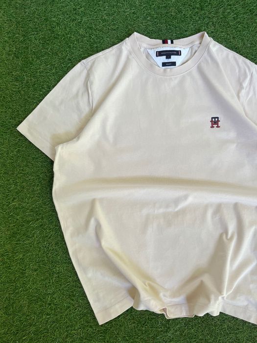 Мъжка блузка с къс ръкав : Tommy Hilfiger Monogram Embroidery Men's T-shirt XL