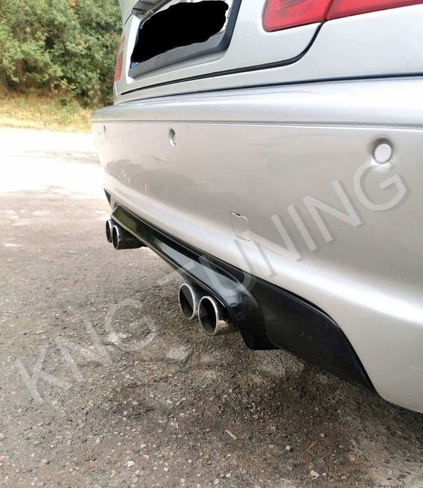 Difuzor Prelungire Bara Spate BMW Seria 3 E46 Evacuare Dubla