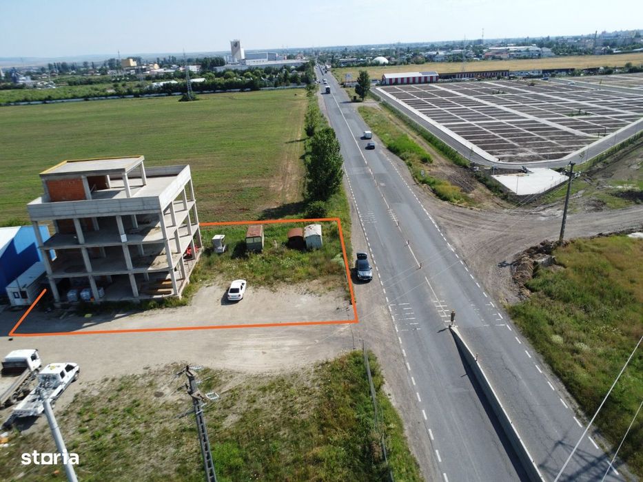Construcție 2023 , P+2 | 735 mp | E85 | Acces TIR | Comision 0%