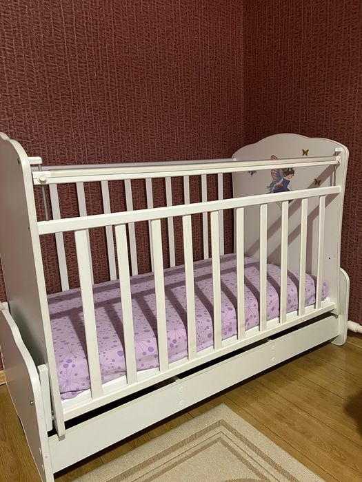 Кровать детская состав береза