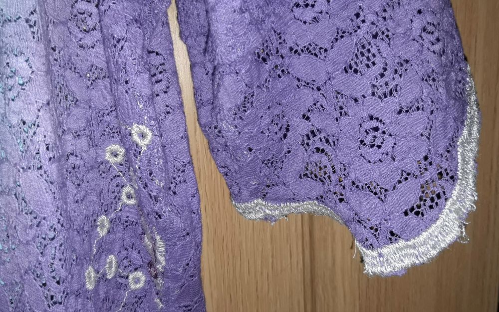 Rochie Antica Sartoria, dantela si broderie, M/L