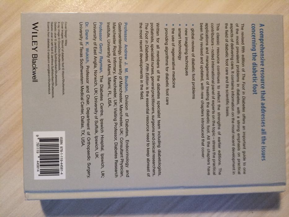 The foot in diabetes fifth edition