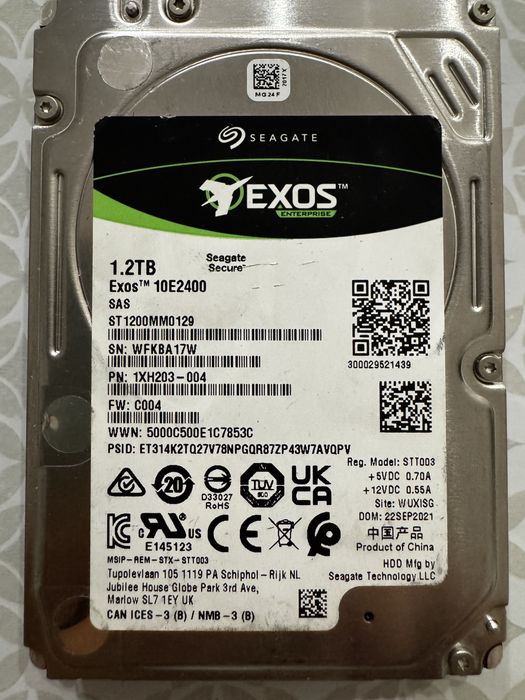 SAS 2.5 1.2 Tb Seagate