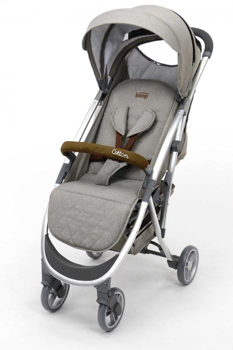 Carucior Asalvo Cotton, spatar reglabil, mod inclinare completa