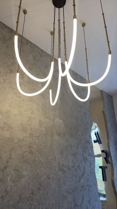 Candelabru modern Nordic 120cm – Auriu – Lampă suspendată designer