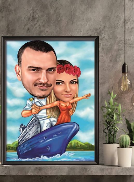 Карикатури за двойки за Свети Валентин