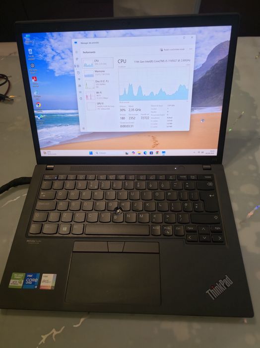 Laptop Lenovo X13, i5-1145G7, ram 16gb, ssd 256gb