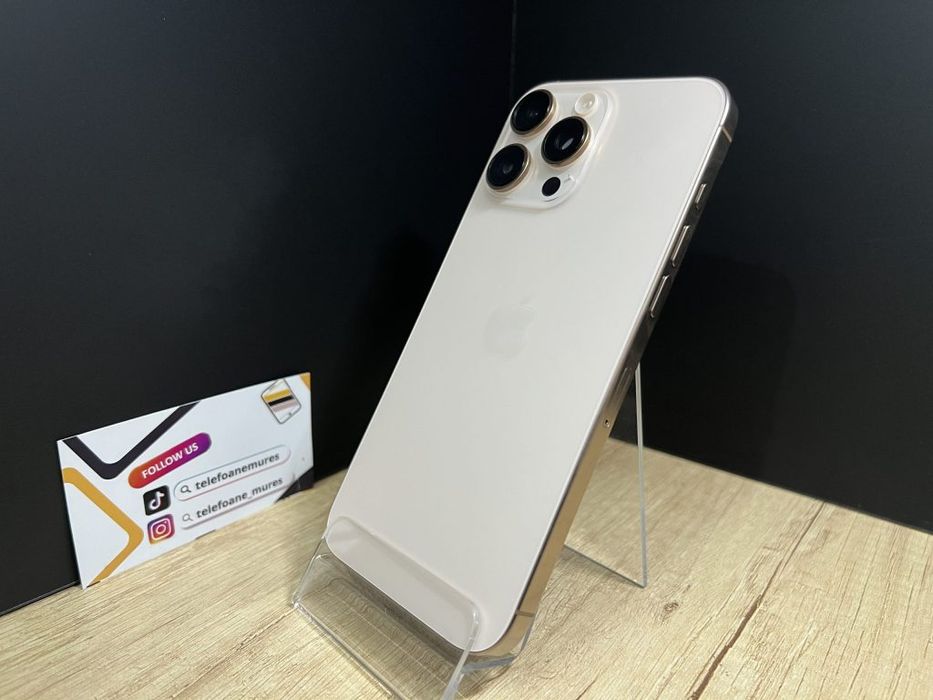 Iphone 16 Pro Max 256Gb Desert Titanium Second-Hand Foarte Bun 3 ani g