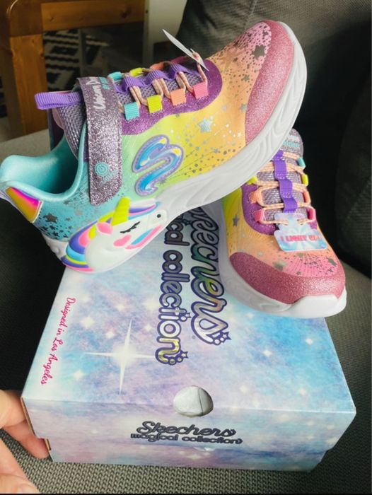 Adidasi Skechers cu unicorn noi,marime 32