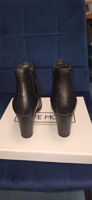 Botine elegante din piele , NOI !