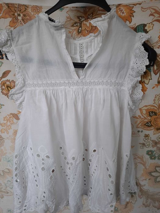 Bluza alba zara