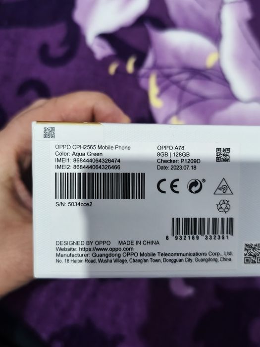 Oppo a 78 perfect funcțional