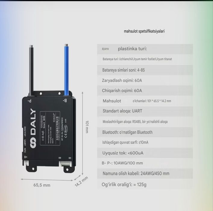 BMS  platalar 4S  8--24S 40A 80A 120A