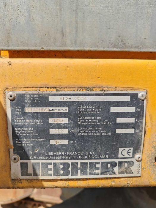 Excavator pe senile Liebherr R914 BHDSL