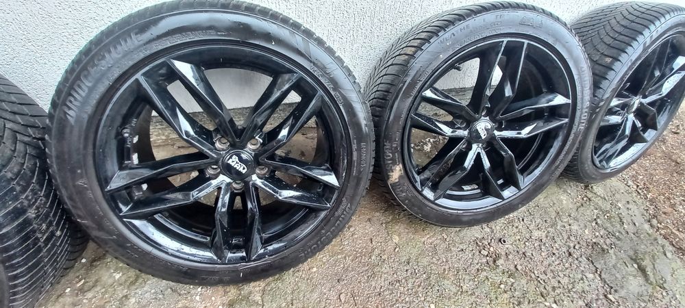 Jante MAM 18"5×112 + anvelope Bridgestone  M+S 245/45/18 D