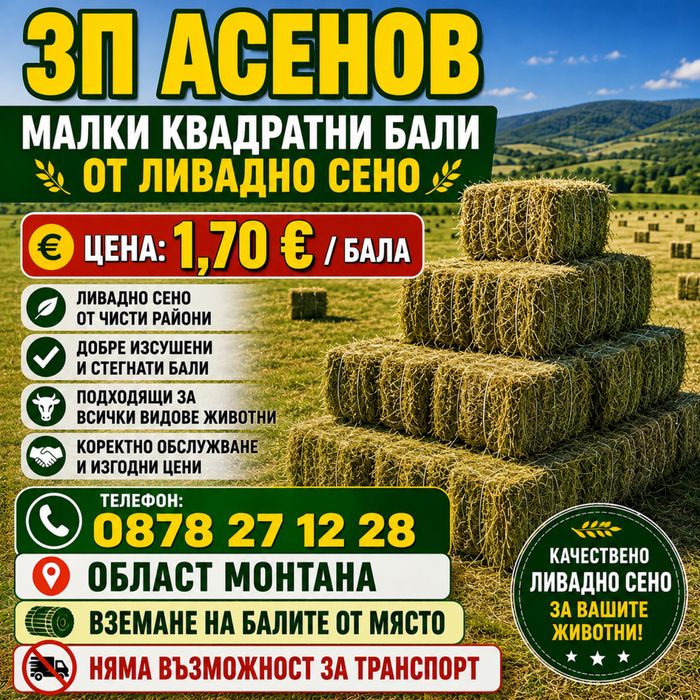 Бали сено ливадно