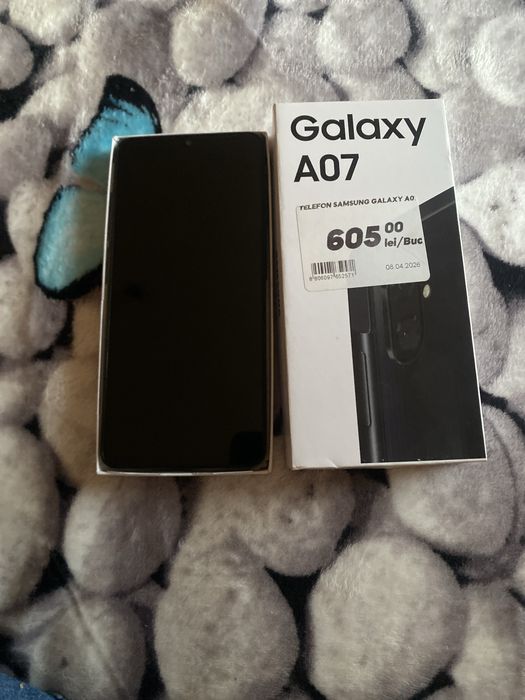 Samsung galaxy A07 impecabil cumparat in 08.04.2026 nu am ce sa fac cu el pret negociabil nu ofer transport