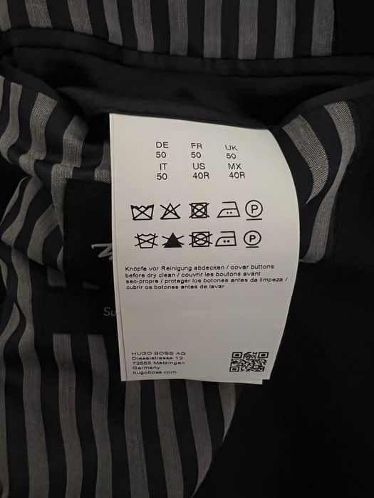 Boss Sacou 100% Original din 100% Lână Marzotto