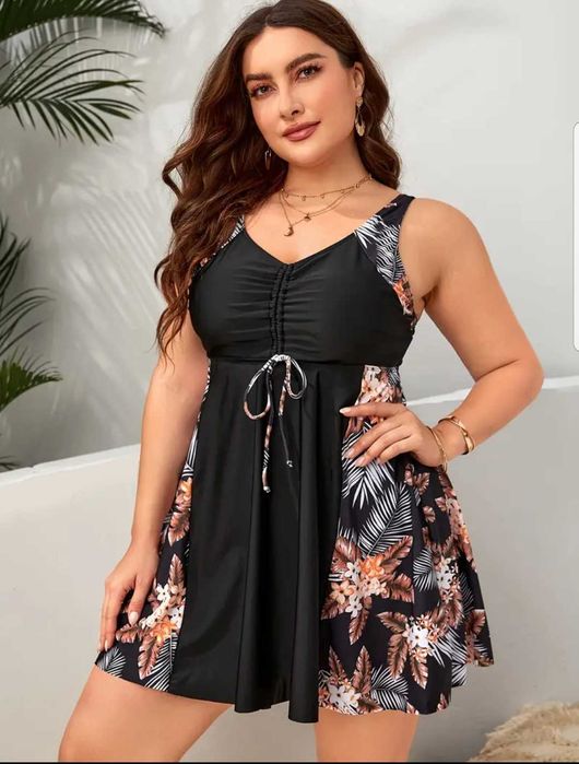 Дамски бански макси размер 3ХЛ - НОВ