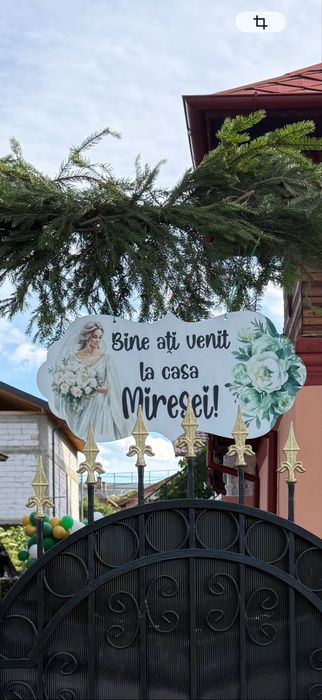 Tablita bine ati venit la casa mirelui si miresei