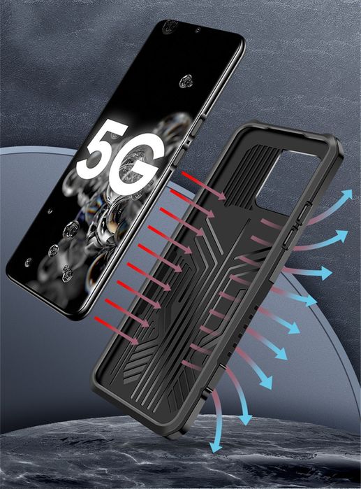 Samsung Galaxy S23 Ultra / S23+/ S23 / WARRIOR кейс гръб със стойка