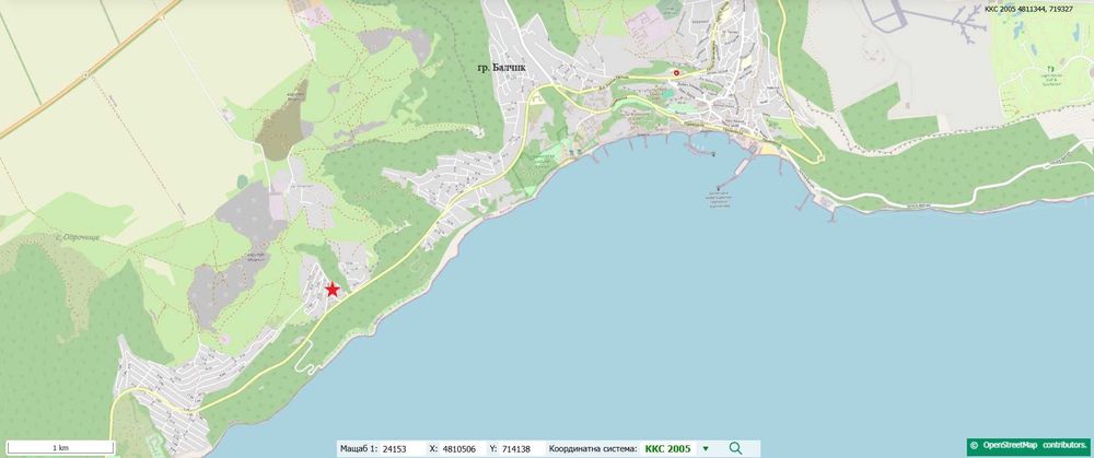 Парцел с Морска Панорама във вилна зона "Момчил" – Балчик