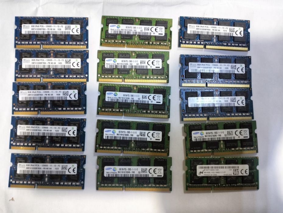 Memorii laptop sodimm DDR3 8GB