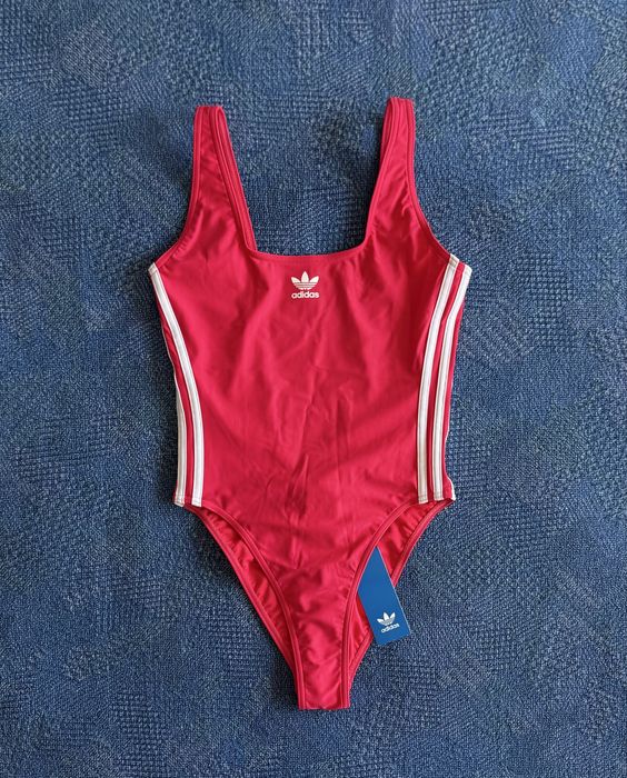 Adidas Adicolor 3-Stripes Swimsuit ОРИГИНАЛЕН дамски цял бански - XS-S