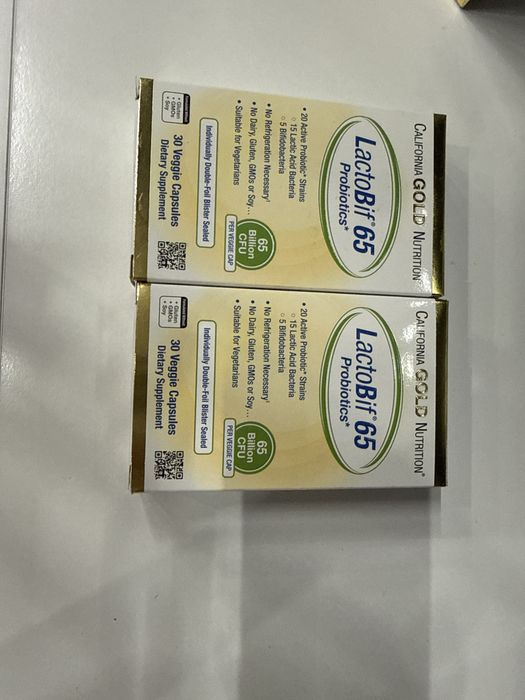 Lactobif 65 Probiotcs California Gold Nutrition