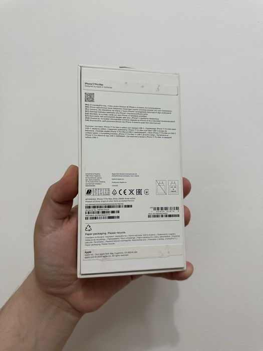 iPhone 17 Pro Max 256gb/100% EAC Состояние Новый