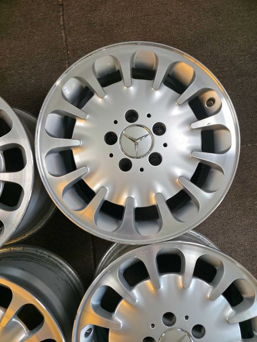 4 Jante Aliaj 5x112 16'' 7.5J ET 42 - OEM Mercedes E-Class W211 - W124 - SL 129R - Impecabile
