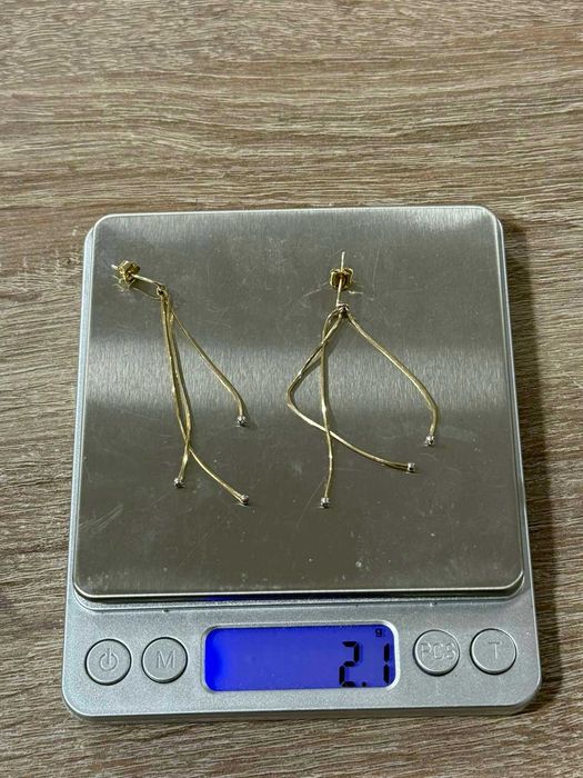 Продавам Златни Дамски Обеци 14к 2.1грама