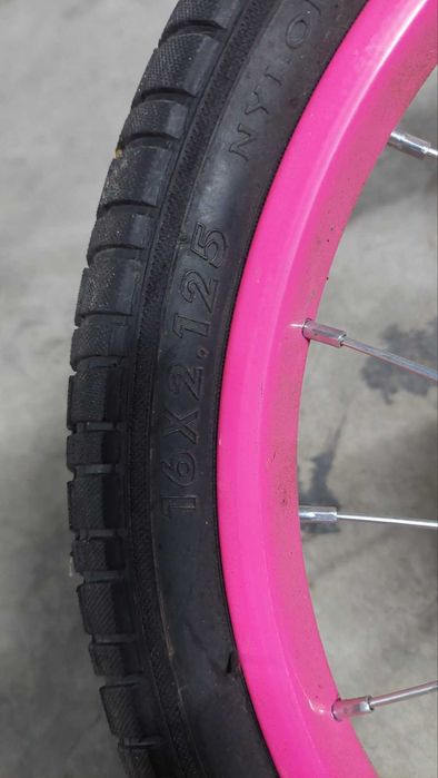 Детско колело, 16", розово