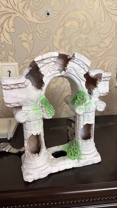 Античные колонны для аквариума (декор, 30×20 см)