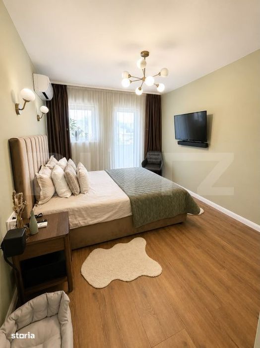 Apartament 3 camere lux, 76 mp, 2 bai, terasa si parcare – bloc nou