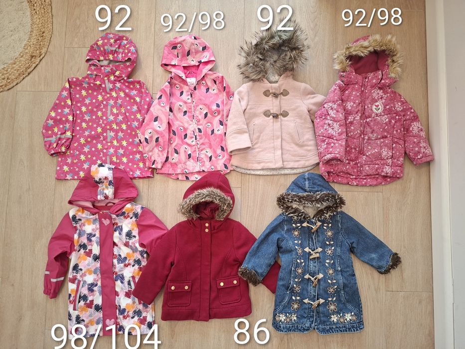 Geci ploaie,  de iarnă, paltoane fetite