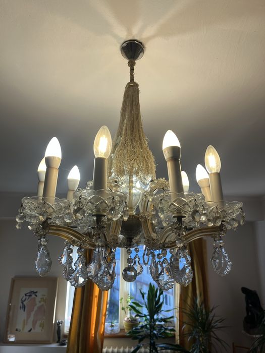 Candelabru cristal olanda vintage